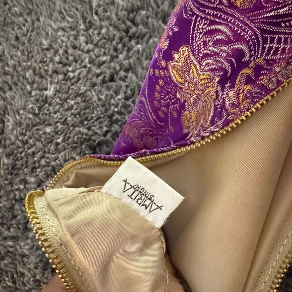 Amrita Singh Purple Bracelet Jewelry Storage Bag with Zipper - Picture 2 of 5